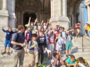 En marche vers le Sacré Coeur de Montmartre !